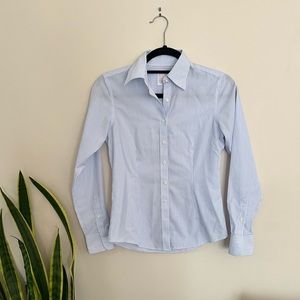 Brooks Brothers Women’s Fitted Non-iron Stretch Supima Cotton Dobby Dress Shirt